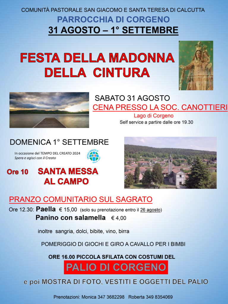 Festa della Madonna della Cintura 2024