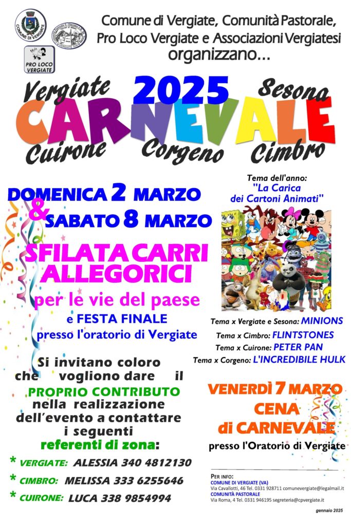 Carnevale vergiatese 2025