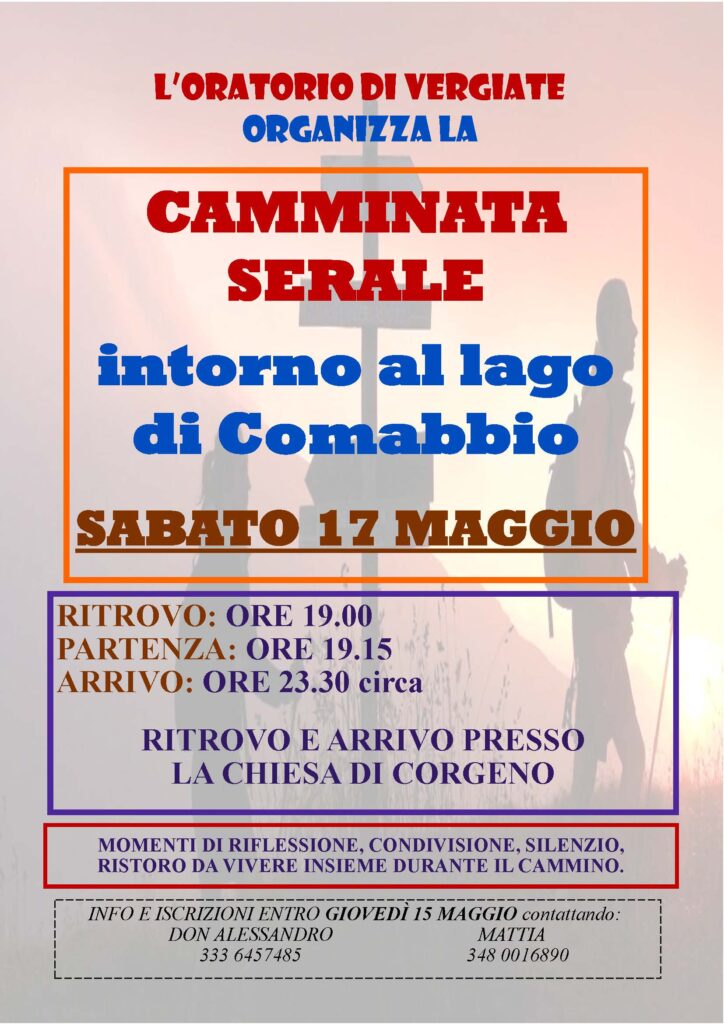 Camminata serale intorno al lago di Comabbio 2025