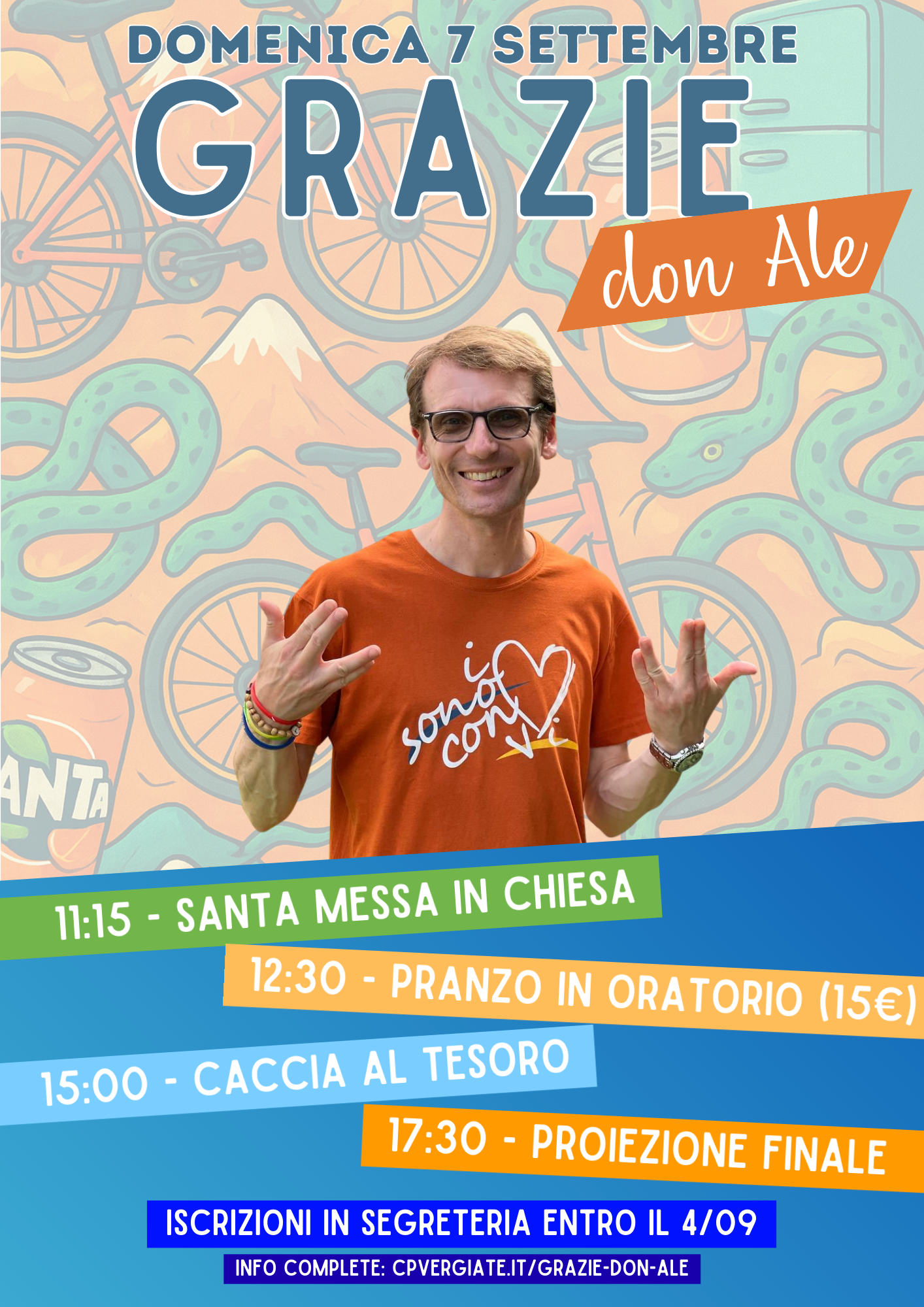 Locandina grazie don Alessandro