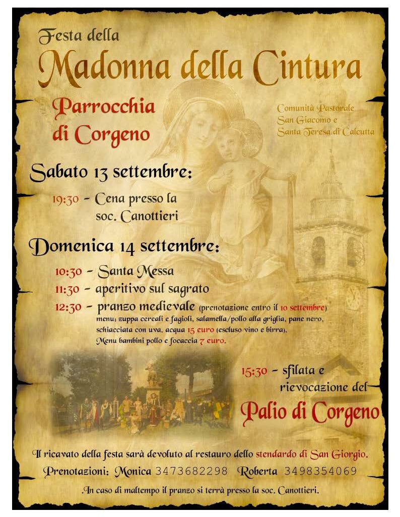 Festa Madonna Cintura 2025